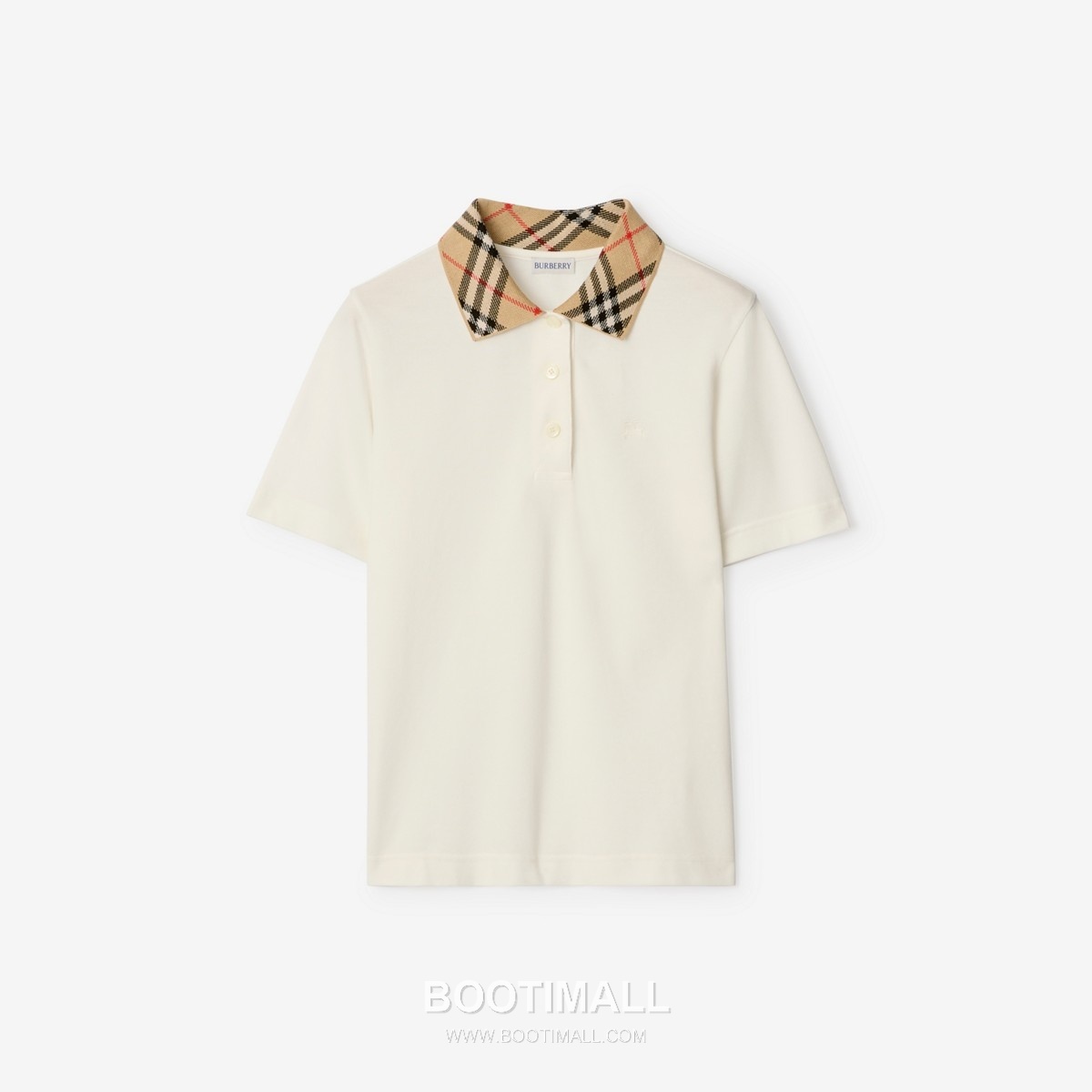 Burberry Check Collar Cotton Piqué Polo Shirt 버버리 체크 칼라 코튼 피케 폴로 셔츠 4