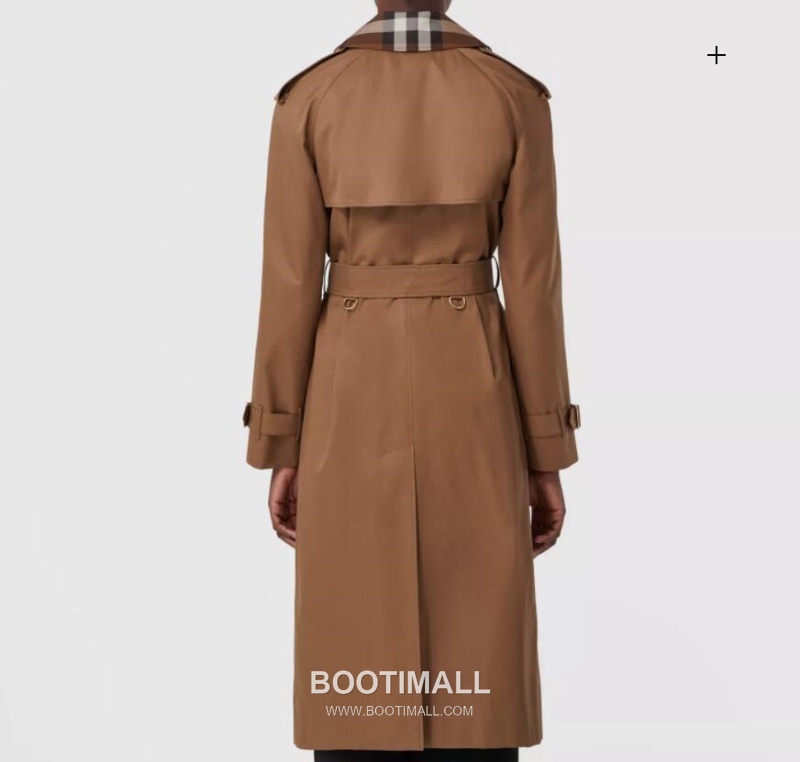 Burberry Waterloo Check Collar Gabardine Trench Coat 버버리 워털루 체크 칼라 개버딘 트렌치 코트 4