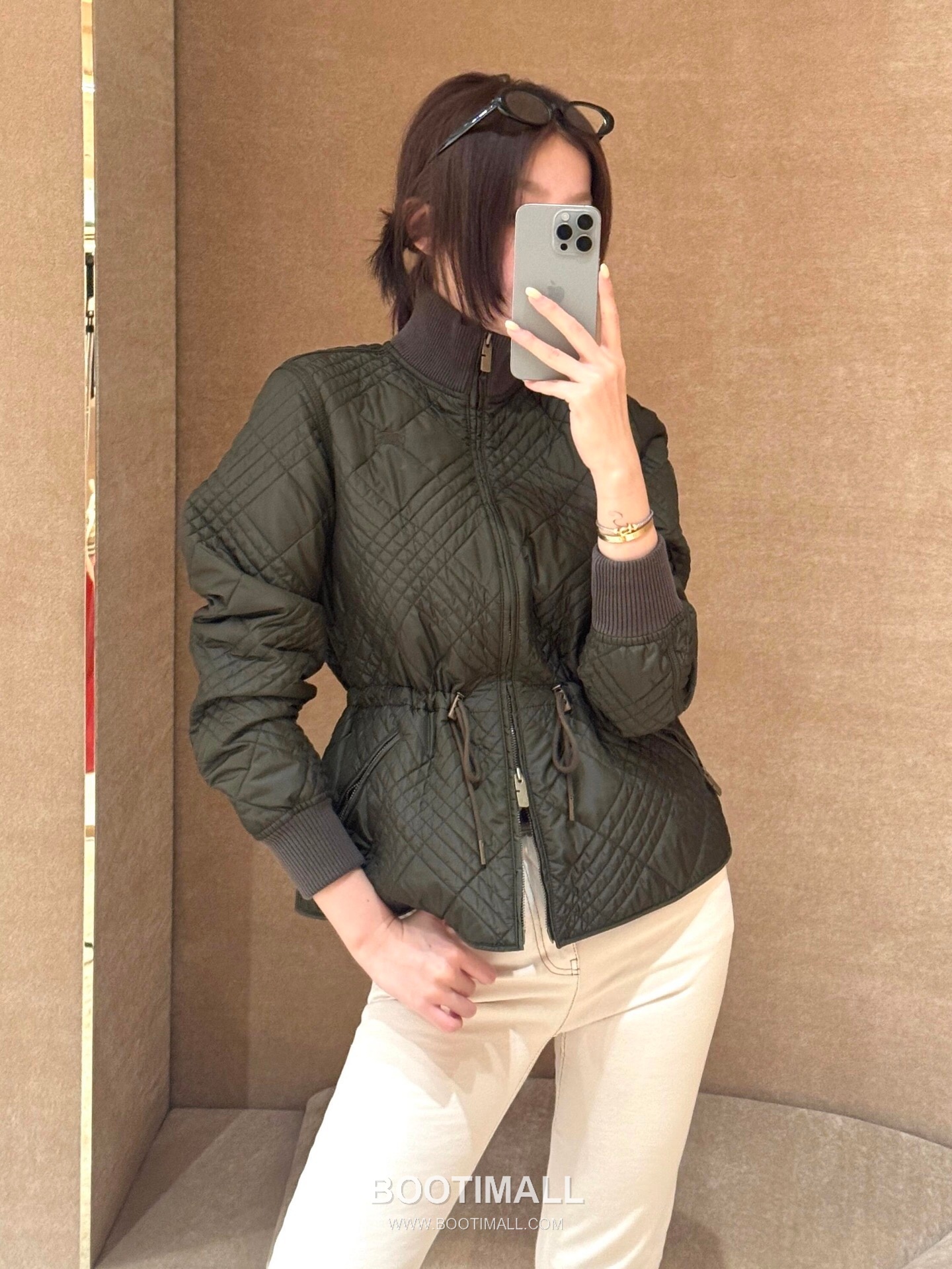 Burberry Mini Check Quilted Nylon Hooded Jacket 버버리 미니 체크 퀼팅 나일론 후드 재킷 1