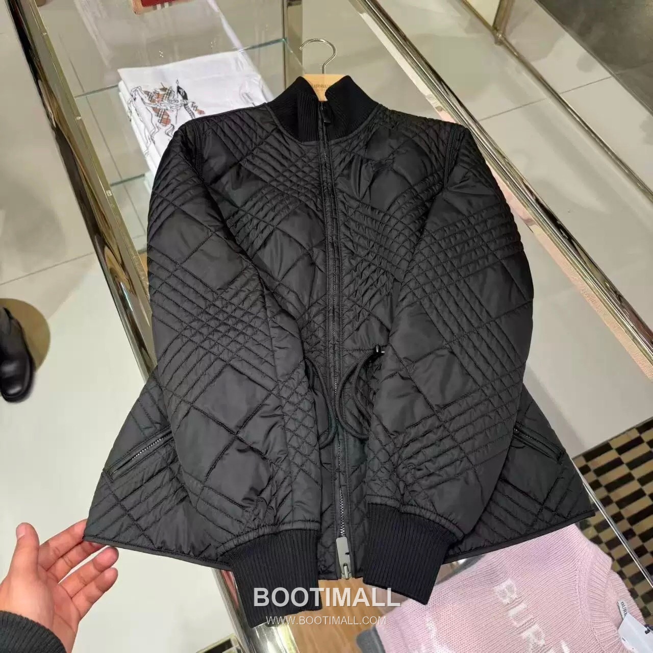 Burberry Mini Check Quilted Nylon Hooded Jacket 버버리 미니 체크 퀼팅 나일론 후드 재킷 3