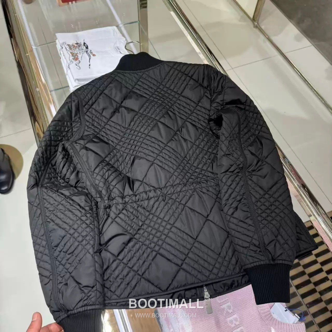 Burberry Mini Check Quilted Nylon Hooded Jacket 버버리 미니 체크 퀼팅 나일론 후드 재킷 4