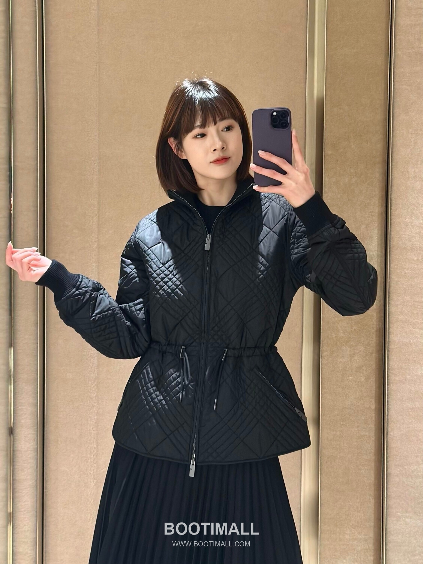 Burberry Mini Check Quilted Nylon Hooded Jacket 버버리 미니 체크 퀼팅 나일론 후드 재킷 7