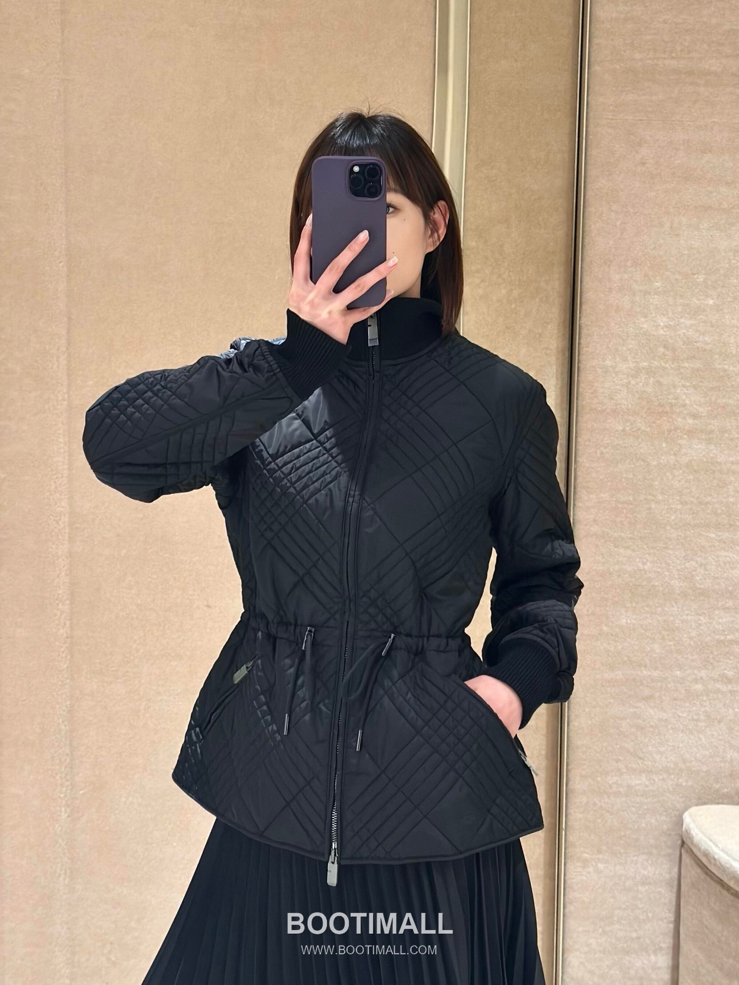 Burberry Mini Check Quilted Nylon Hooded Jacket 버버리 미니 체크 퀼팅 나일론 후드 재킷 8