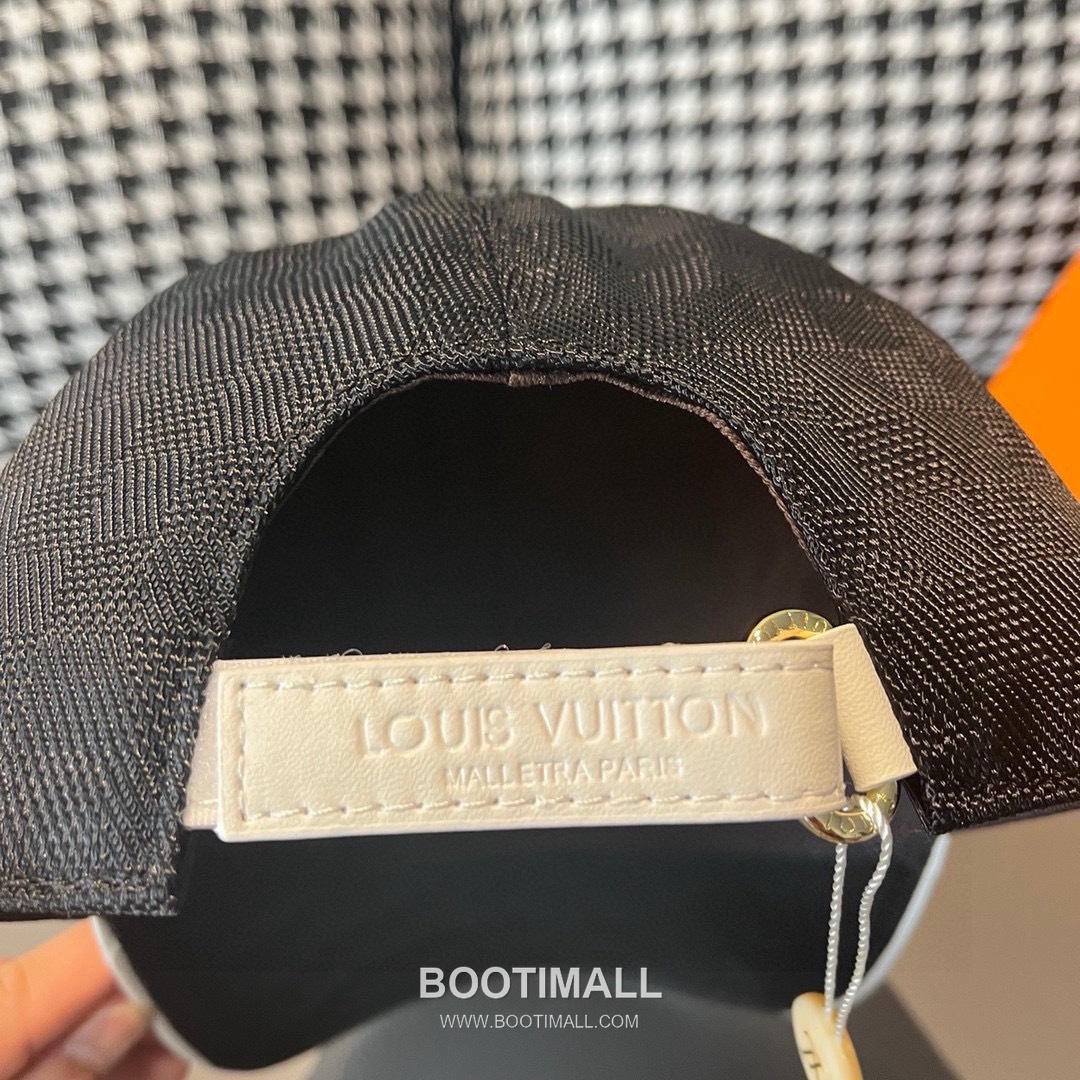 Louis Vuitton Damier Canvas Leather Strap Baseball Cap 루이비통 다미에 캔버스 가죽 스트랩 베이스볼 캡 56cm 8