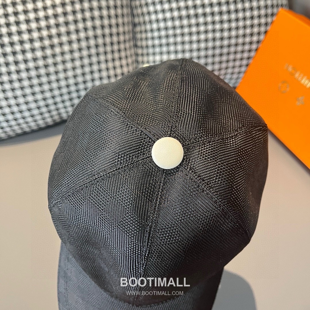 Louis Vuitton Damier Canvas Leather Strap Baseball Cap 루이비통 다미에 캔버스 가죽 스트랩 베이스볼 캡 56cm 5
