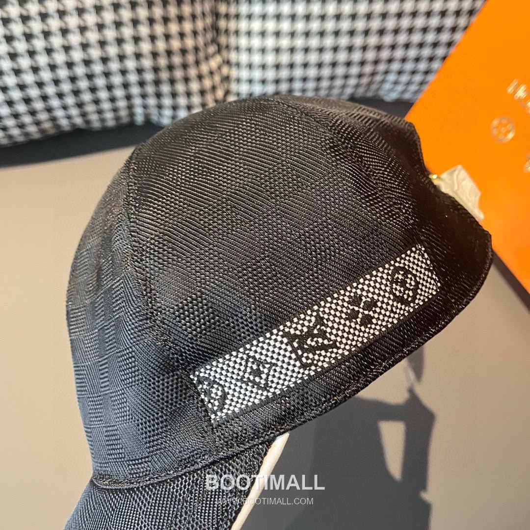 Louis Vuitton Damier Canvas Leather Strap Baseball Cap 루이비통 다미에 캔버스 가죽 스트랩 베이스볼 캡 56cm 5