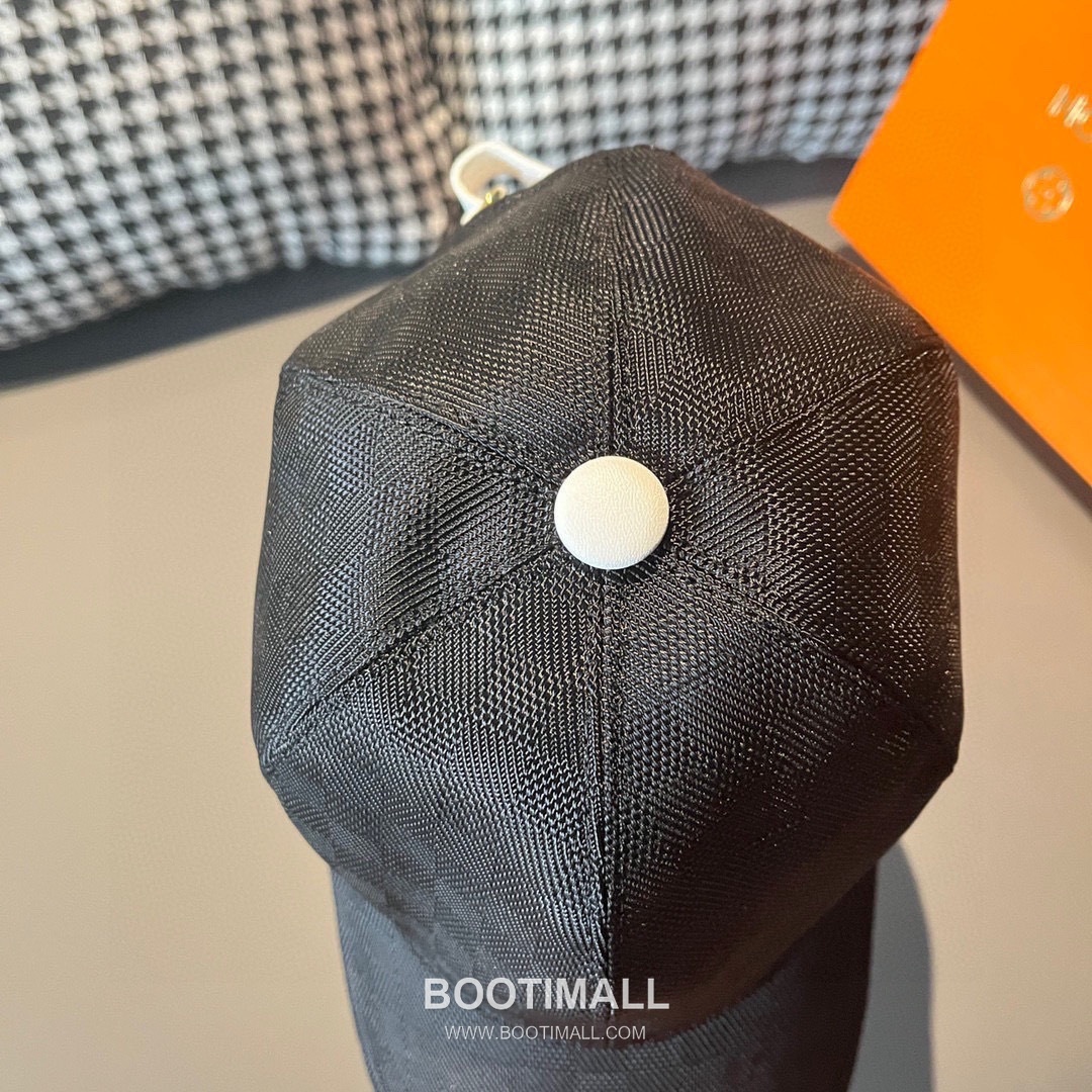 Louis Vuitton Damier Canvas Leather Strap Baseball Cap 루이비통 다미에 캔버스 가죽 스트랩 베이스볼 캡 56cm 6