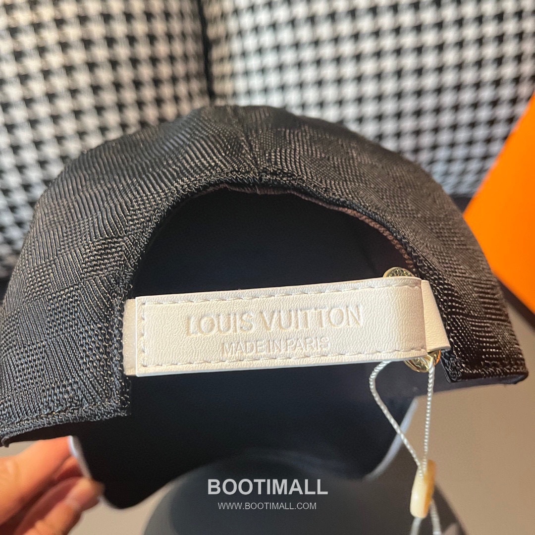 Louis Vuitton Damier Canvas Leather Strap Baseball Cap 루이비통 다미에 캔버스 가죽 스트랩 베이스볼 캡 56cm 8