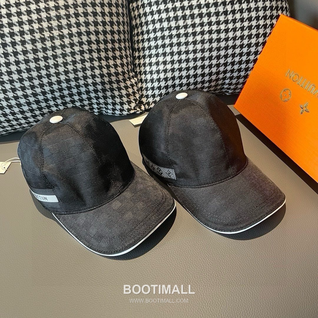 Louis Vuitton Damier Canvas Leather Strap Baseball Cap 루이비통 다미에 캔버스 가죽 스트랩 베이스볼 캡 56cm 8