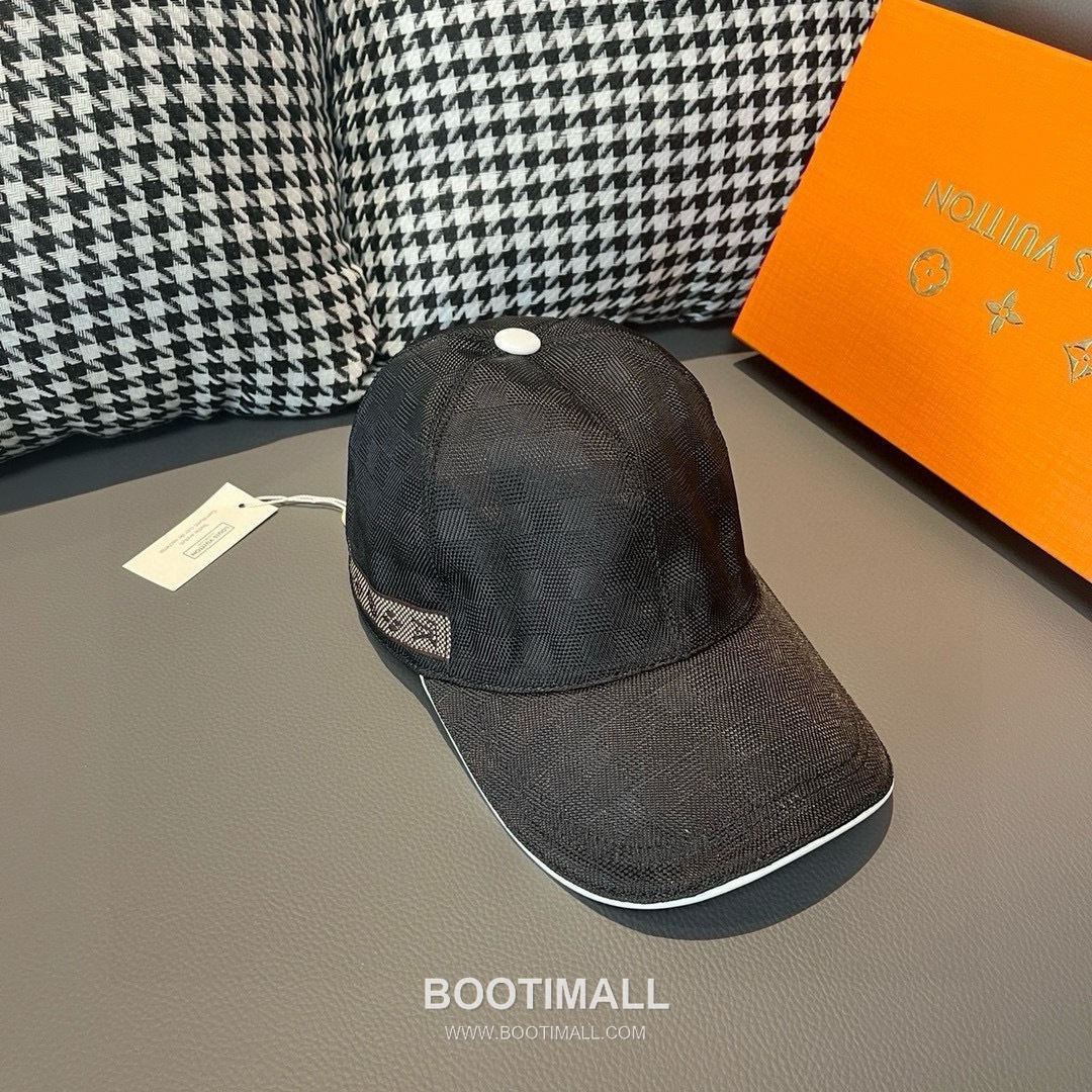 Louis Vuitton Damier Canvas Leather Strap Baseball Cap 루이비통 다미에 캔버스 가죽 스트랩 베이스볼 캡 56cm 3