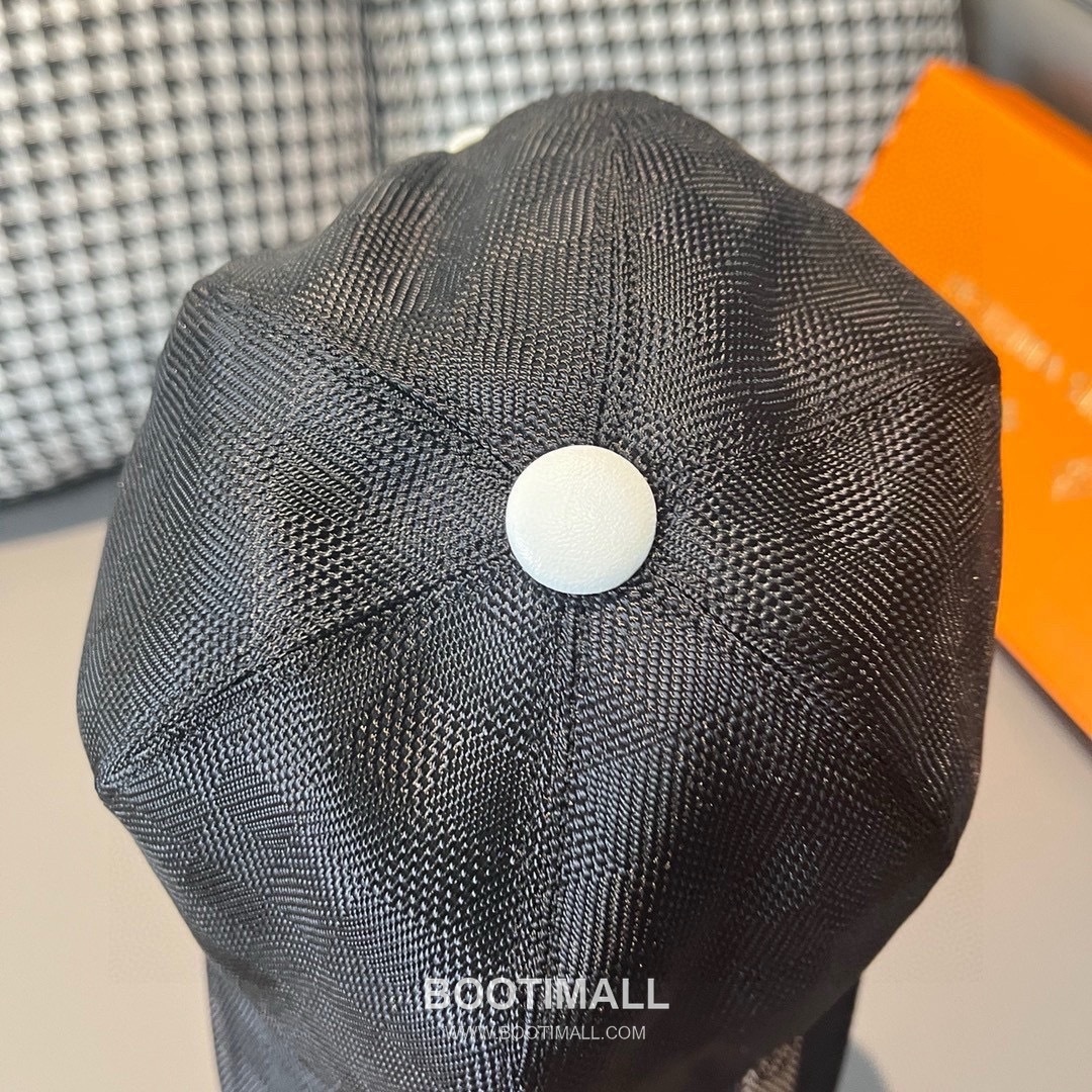 Louis Vuitton Damier Canvas Leather Strap Baseball Cap 루이비통 다미에 캔버스 가죽 스트랩 베이스볼 캡 56cm 5