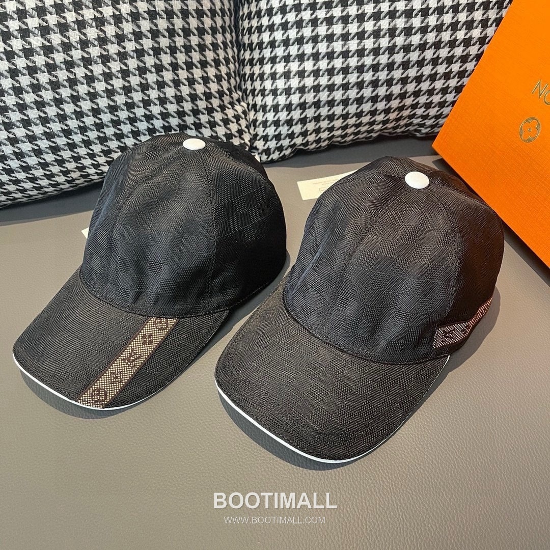 Louis Vuitton Damier Canvas Leather Strap Baseball Cap 루이비통 다미에 캔버스 가죽 스트랩 베이스볼 캡 56cm 8