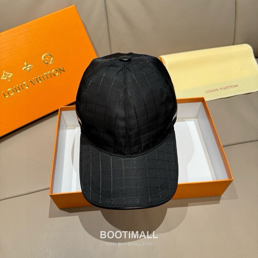 Louis Vuitton Damier Canvas Leather Strap Baseball Cap 루이비통 다미에 캔버스 가죽 스트랩 베이스볼 캡 56cm 4