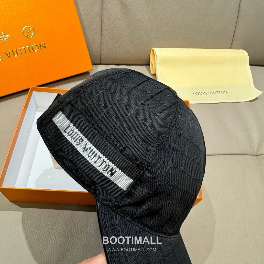Louis Vuitton Damier Canvas Leather Strap Baseball Cap 루이비통 다미에 캔버스 가죽 스트랩 베이스볼 캡 56cm 6