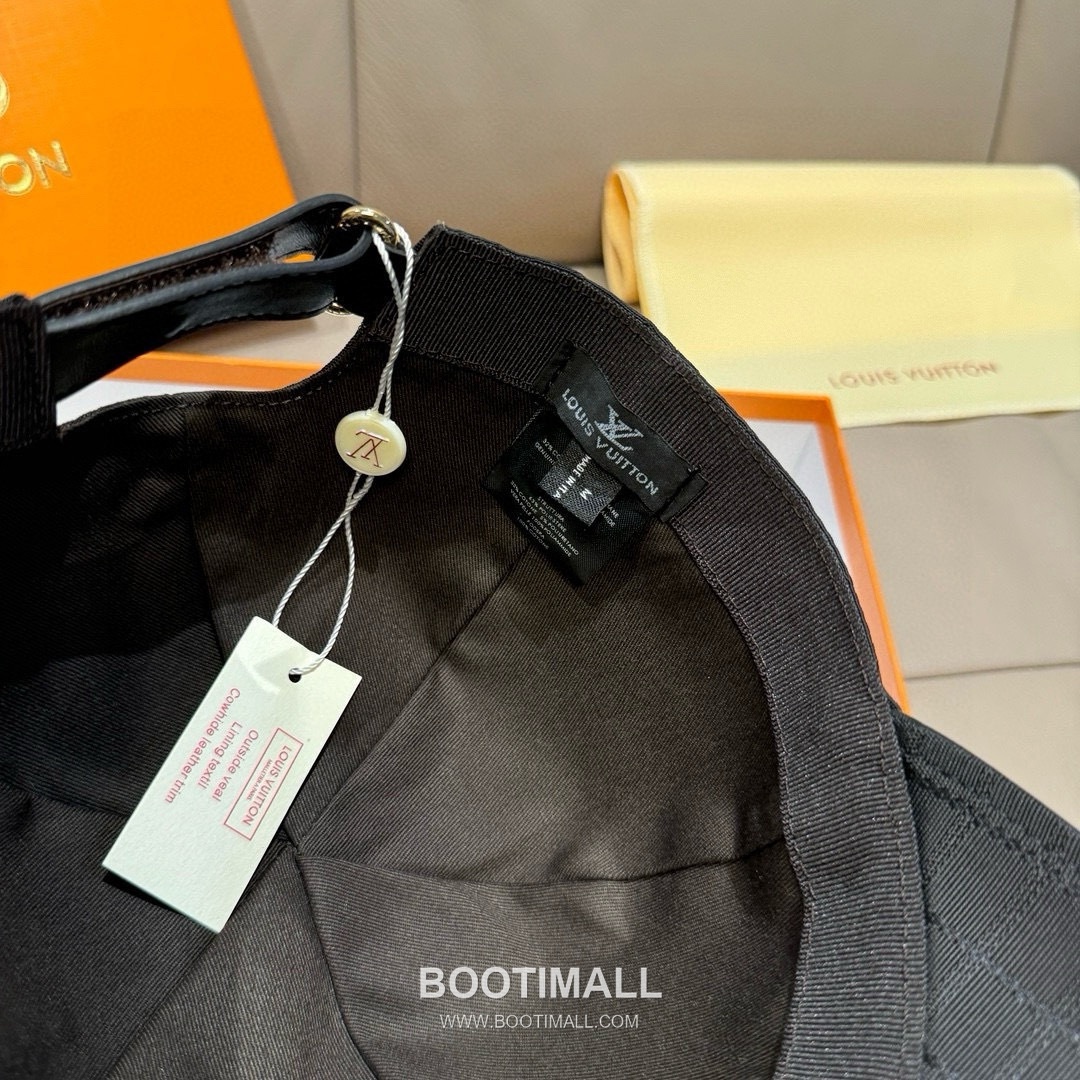Louis Vuitton Damier Canvas Leather Strap Baseball Cap 루이비통 다미에 캔버스 가죽 스트랩 베이스볼 캡 56cm 10