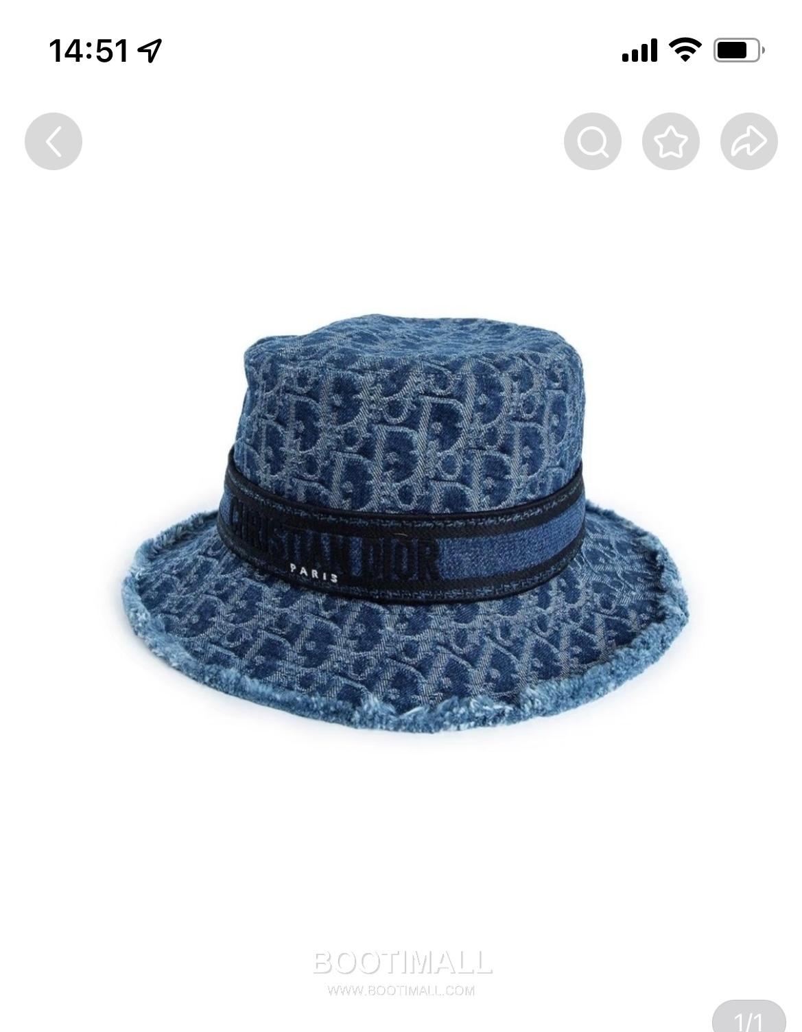 Dior Logo Linen Cotton Blend Bucket Hat 디올 로고 린넨 코튼 혼방 버킷 햇 56cm 9