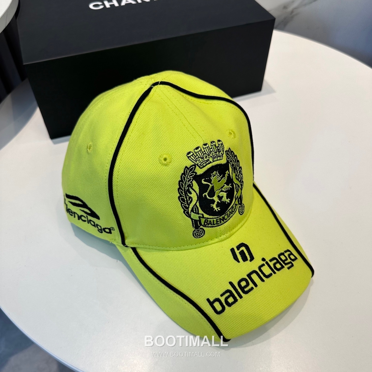 Balenciaga Embroidered Logo Cotton Baseball Cap 발렌시아가 자수 로고 코튼 베이스볼 캡 56cm 8