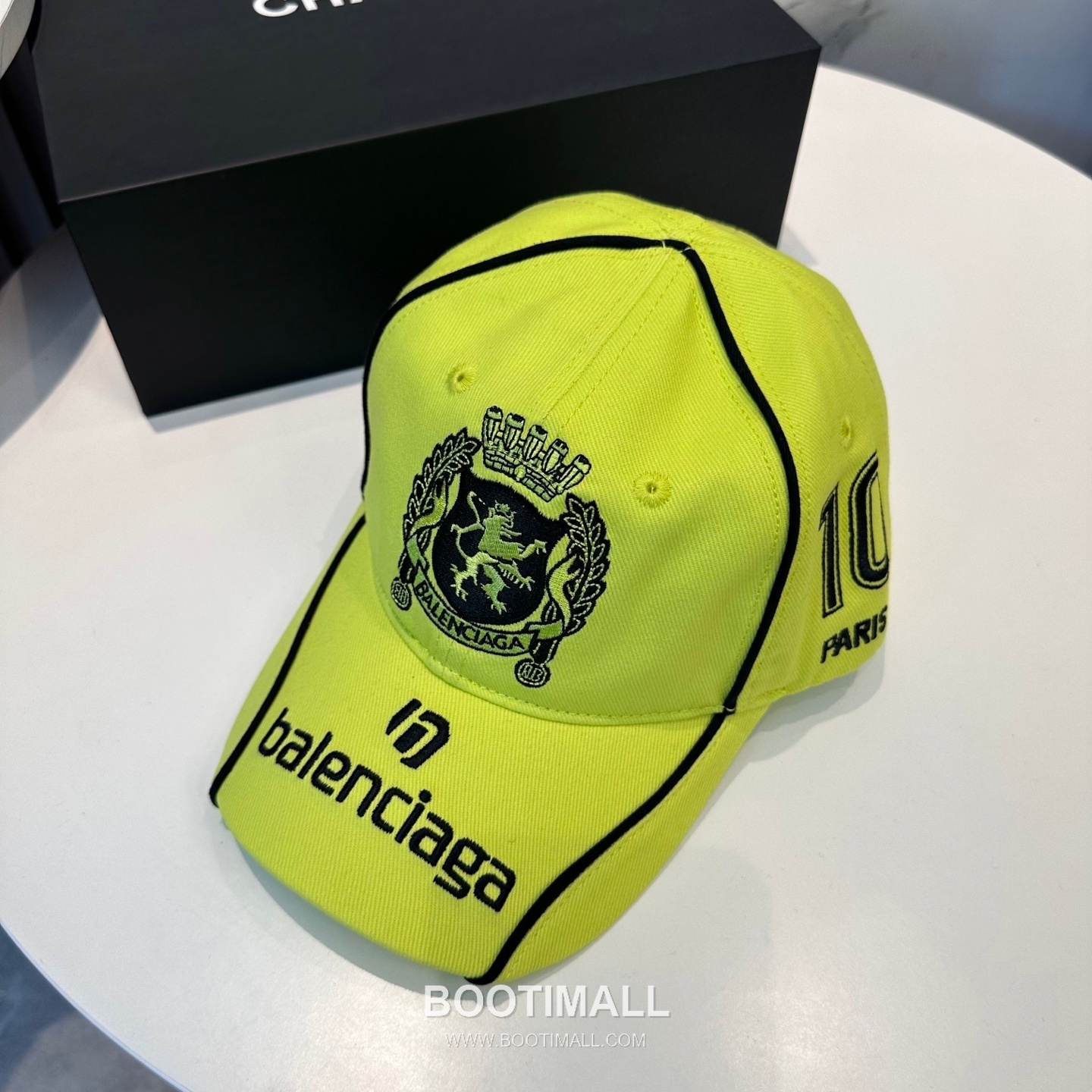 Balenciaga Embroidered Logo Cotton Baseball Cap 발렌시아가 자수 로고 코튼 베이스볼 캡 56cm 9
