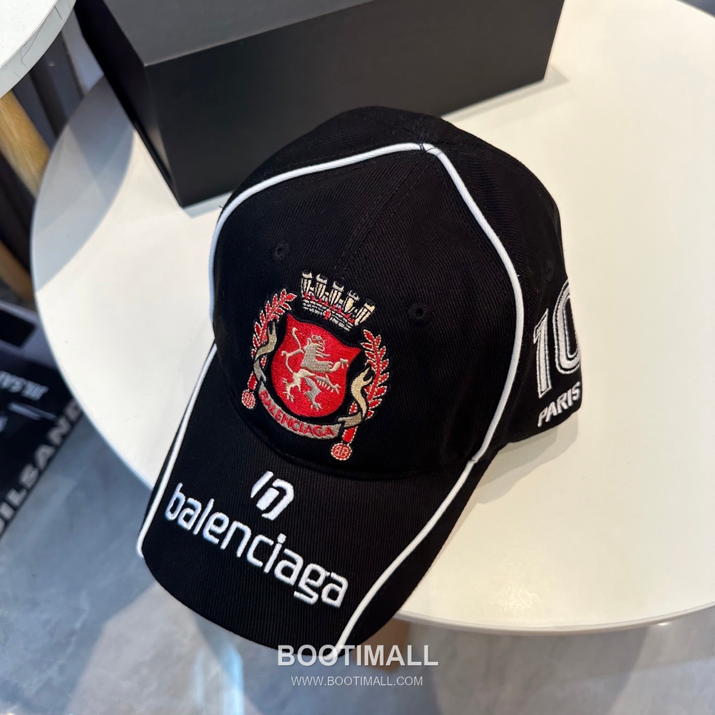 Balenciaga Embroidered Logo Cotton Baseball Cap 발렌시아가 자수 로고 코튼 베이스볼 캡 56cm 6