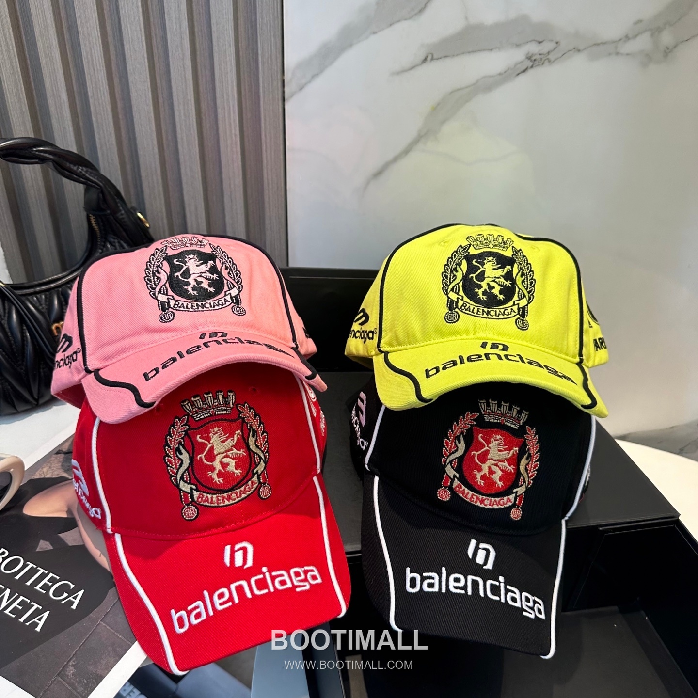 Balenciaga Embroidered Logo Cotton Baseball Cap 발렌시아가 자수 로고 코튼 베이스볼 캡 56cm 9