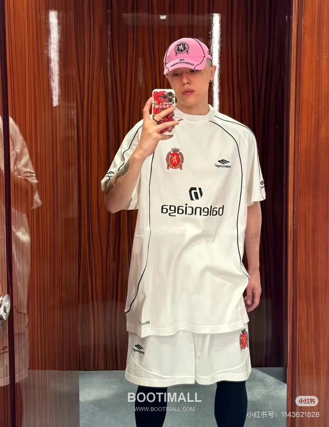 Balenciaga Embroidered Logo Cotton Baseball Cap 발렌시아가 자수 로고 코튼 베이스볼 캡 56cm 2