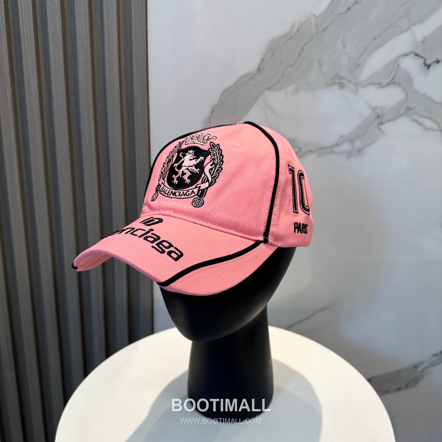 Balenciaga Embroidered Logo Cotton Baseball Cap 발렌시아가 자수 로고 코튼 베이스볼 캡 56cm 3