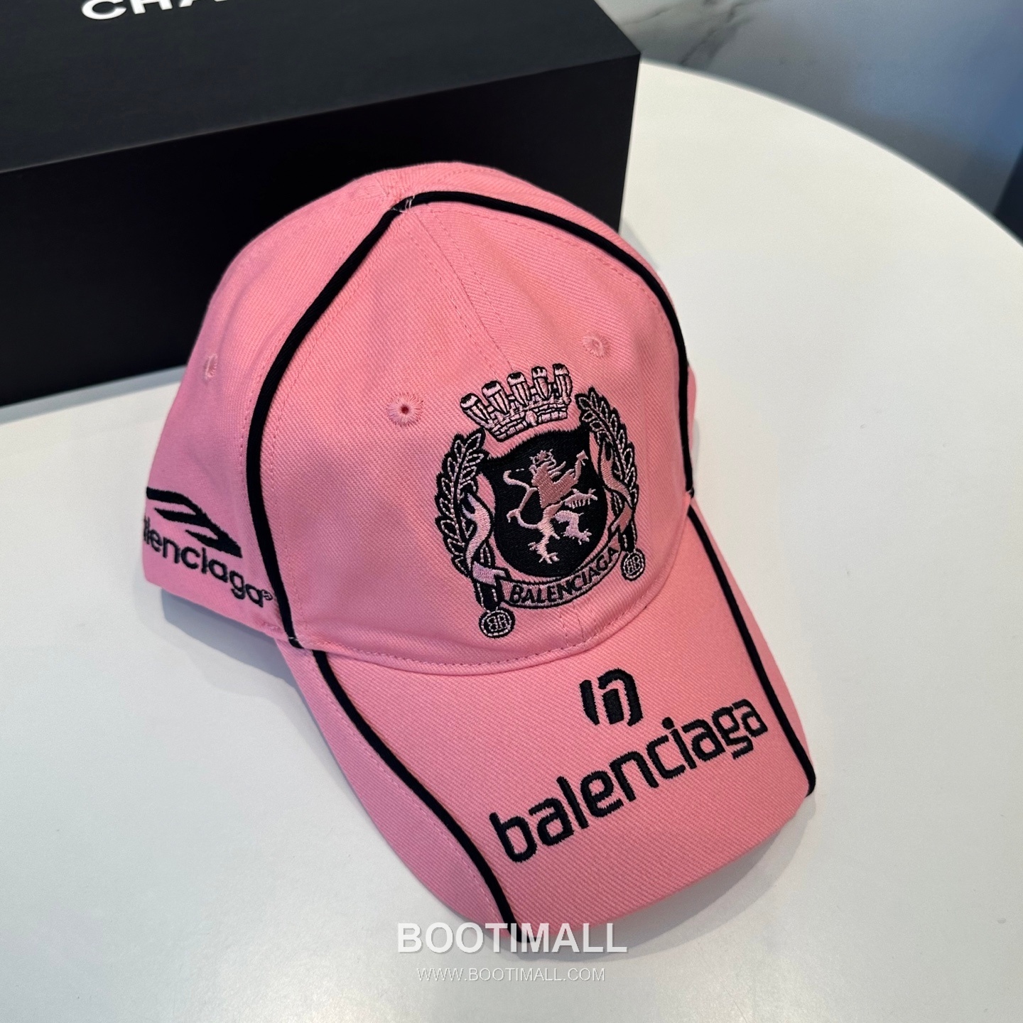 Balenciaga Embroidered Logo Cotton Baseball Cap 발렌시아가 자수 로고 코튼 베이스볼 캡 56cm 5