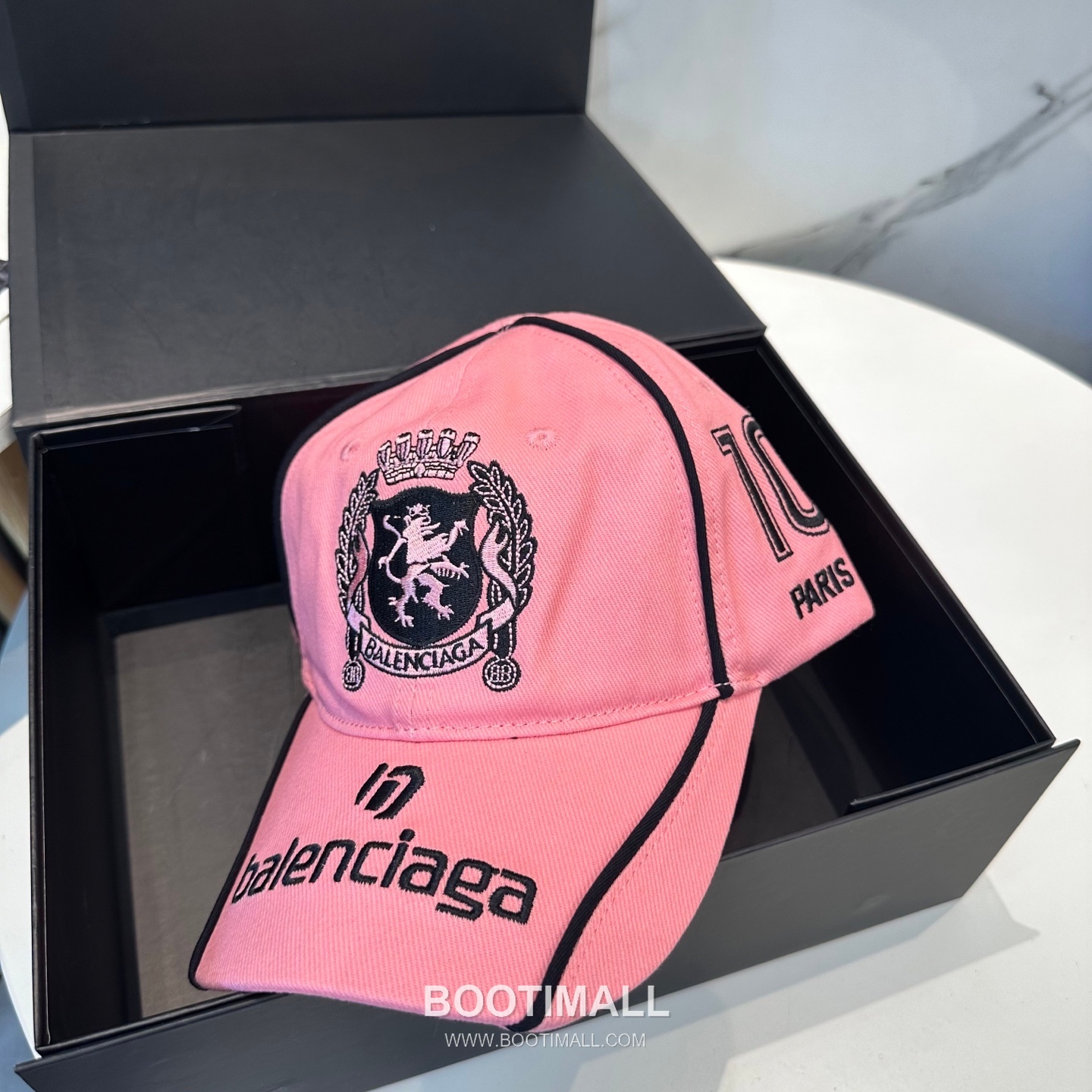 Balenciaga Embroidered Logo Cotton Baseball Cap 발렌시아가 자수 로고 코튼 베이스볼 캡 56cm 6