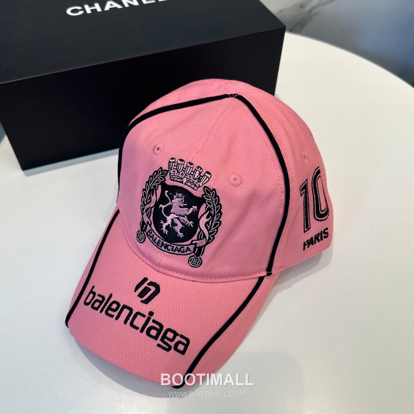 Balenciaga Embroidered Logo Cotton Baseball Cap 발렌시아가 자수 로고 코튼 베이스볼 캡 56cm 9