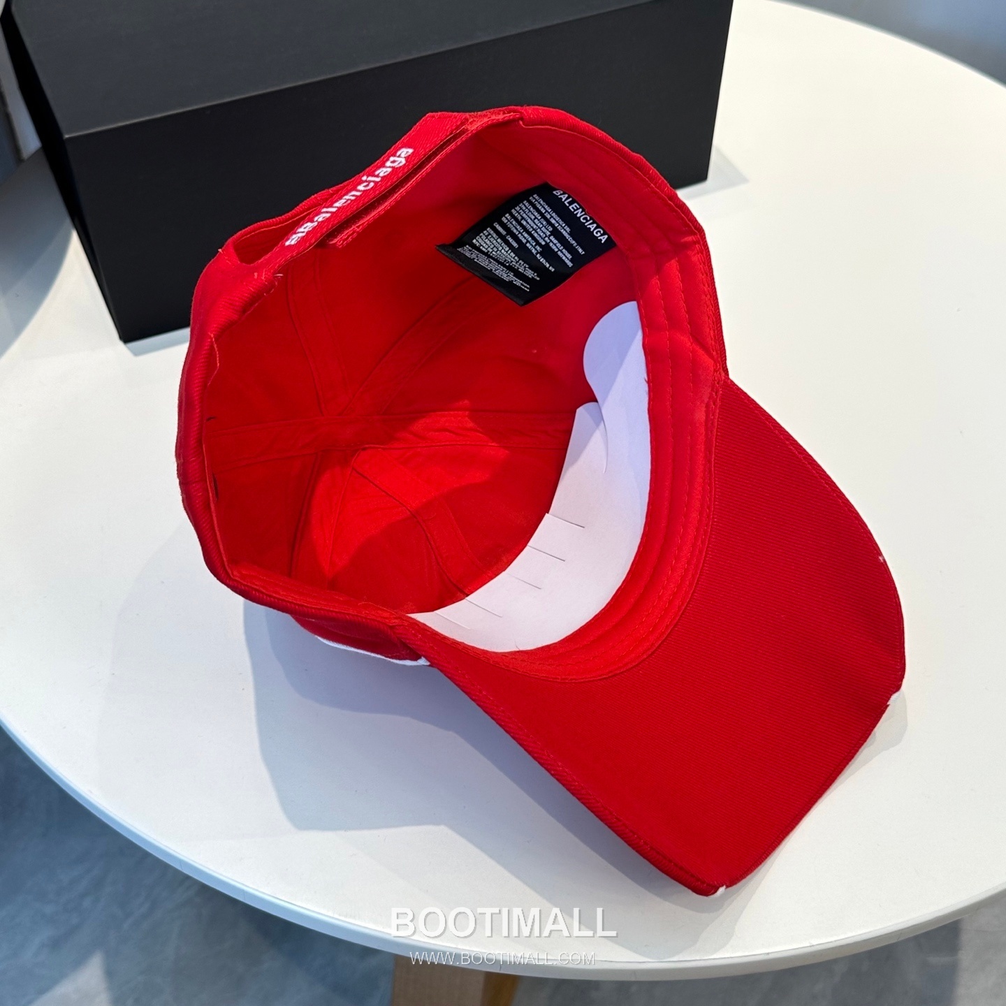 Balenciaga Embroidered Logo Cotton Baseball Cap 발렌시아가 자수 로고 코튼 베이스볼 캡 56cm 4