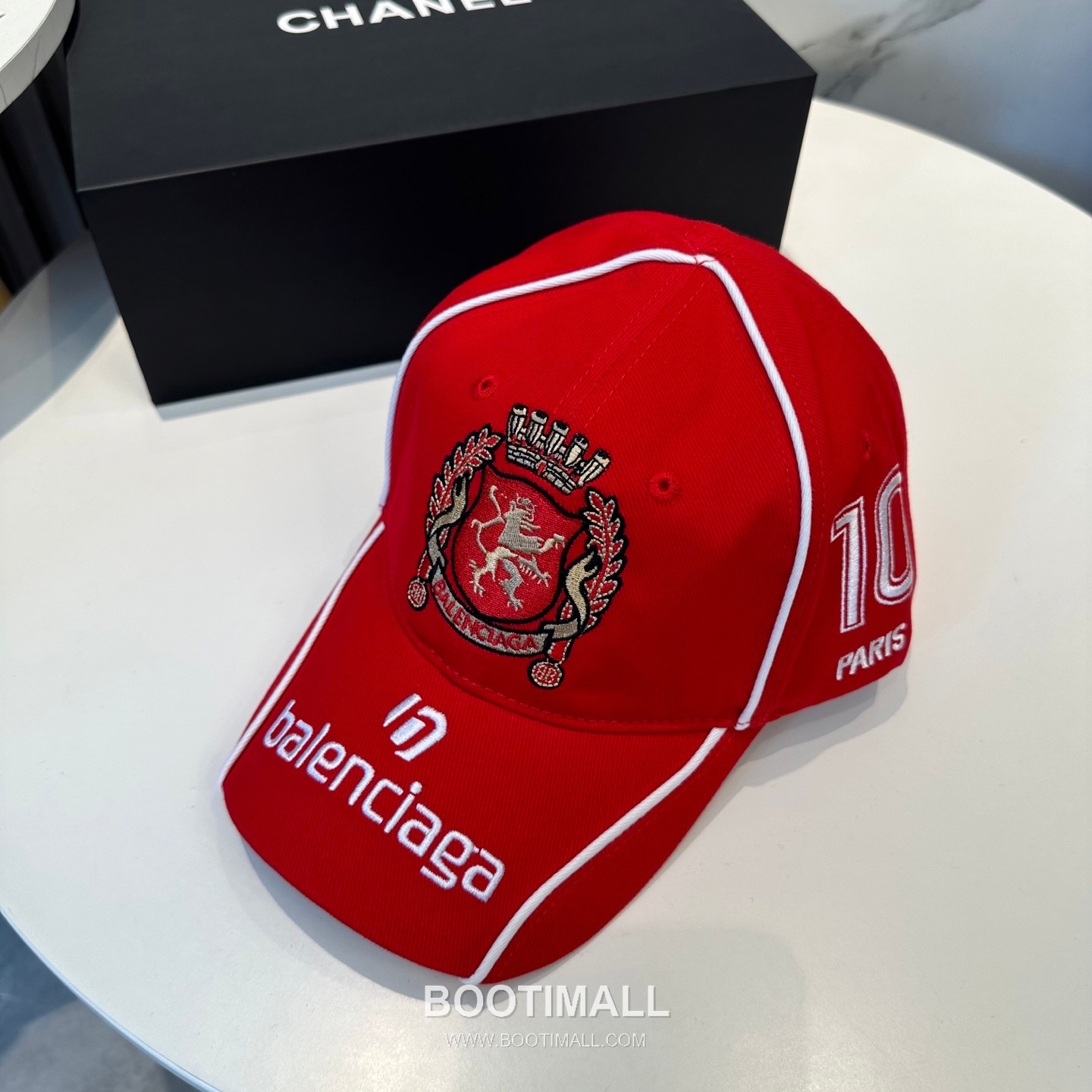 Balenciaga Embroidered Logo Cotton Baseball Cap 발렌시아가 자수 로고 코튼 베이스볼 캡 56cm 6