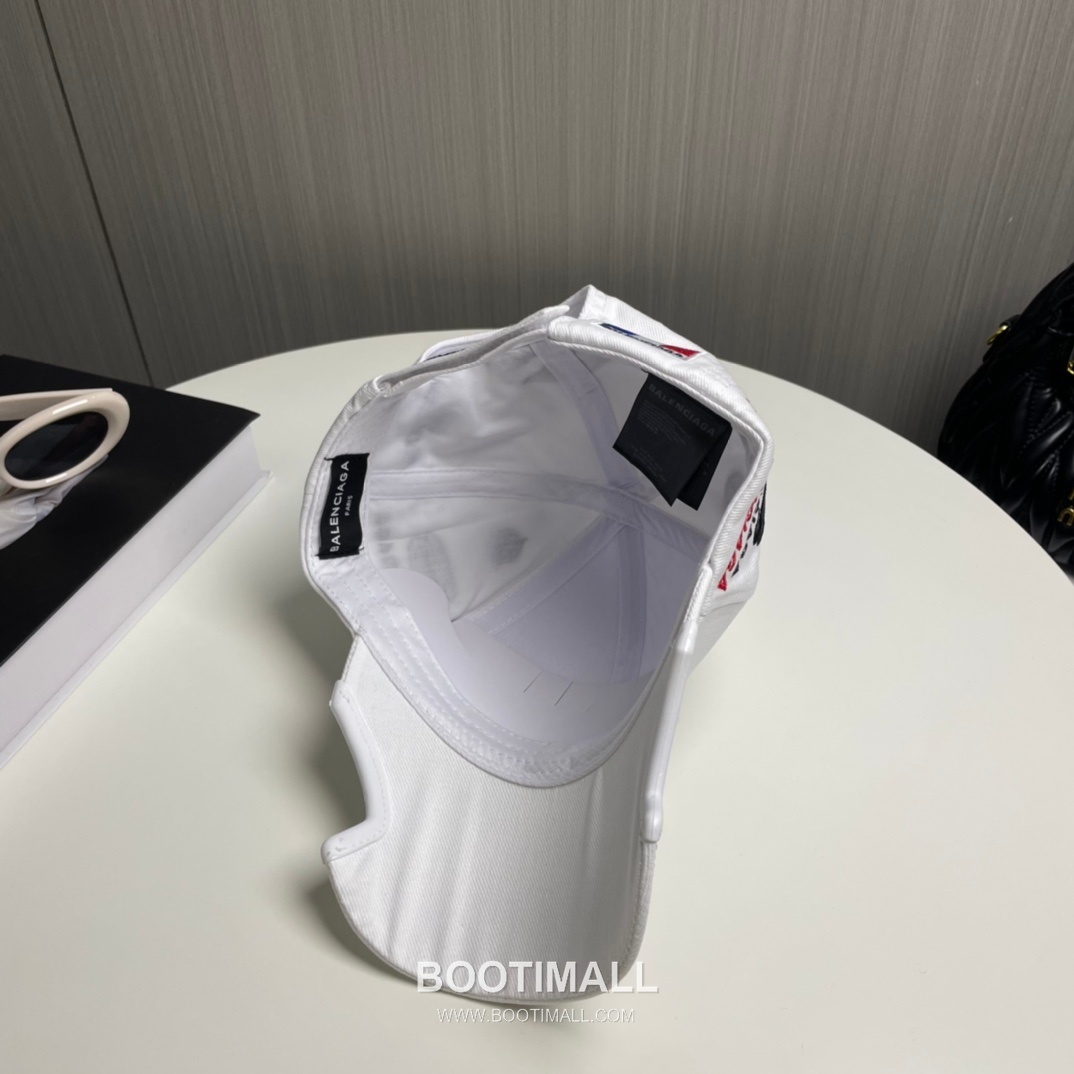 Balenciaga Embroidered Logo Cotton Baseball Cap 발렌시아가 자수 로고 코튼 베이스볼 캡 56cm 7