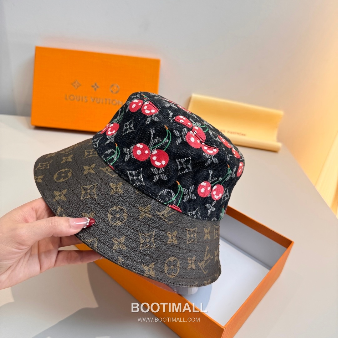 Louis Vuitton Monogram Denim Jacquard Cotton Lining Bucket Hat 루이비통 모노그램 데님 자카드 코튼 안감 버킷 햇 57cm 3