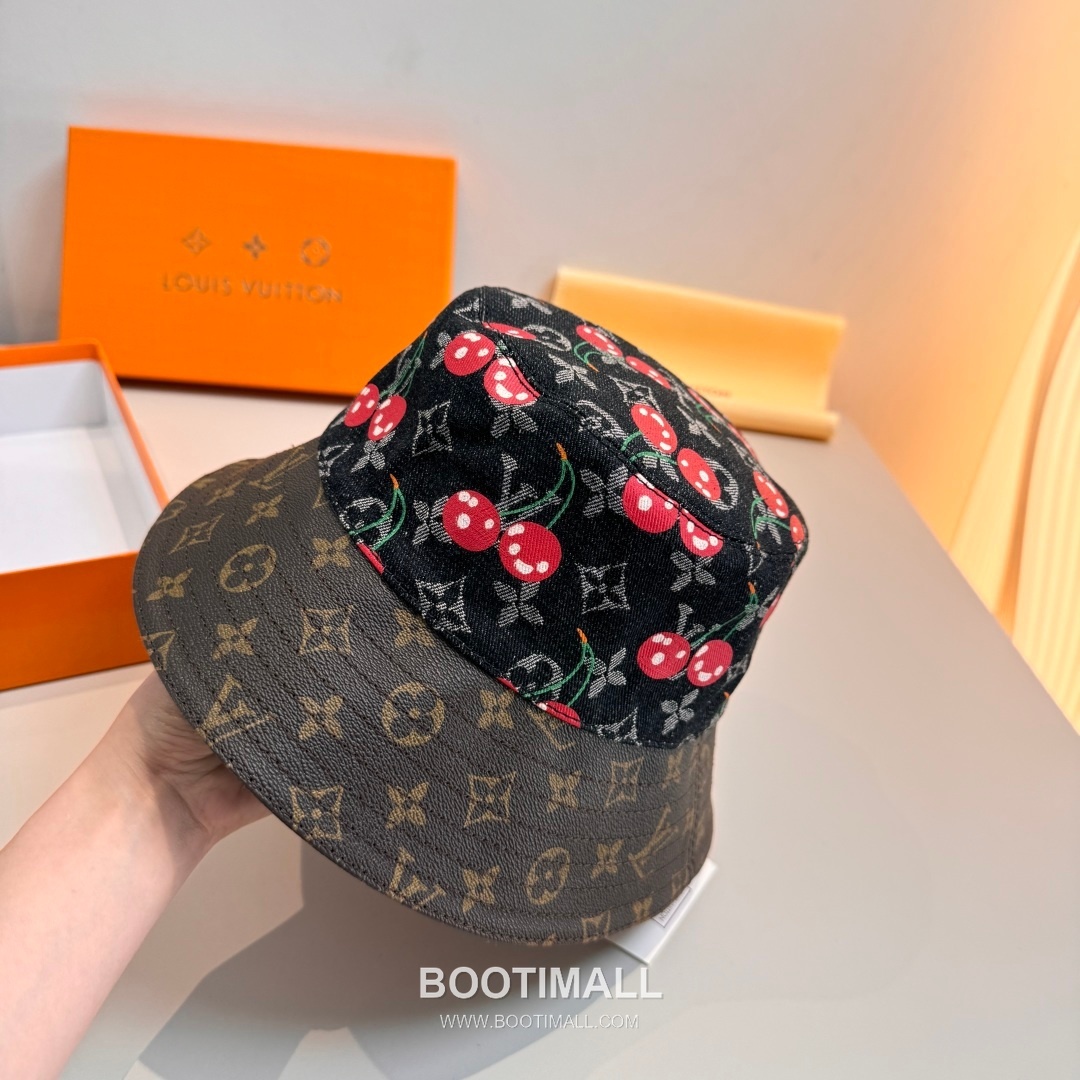 Louis Vuitton Monogram Denim Jacquard Cotton Lining Bucket Hat 루이비통 모노그램 데님 자카드 코튼 안감 버킷 햇 57cm 5