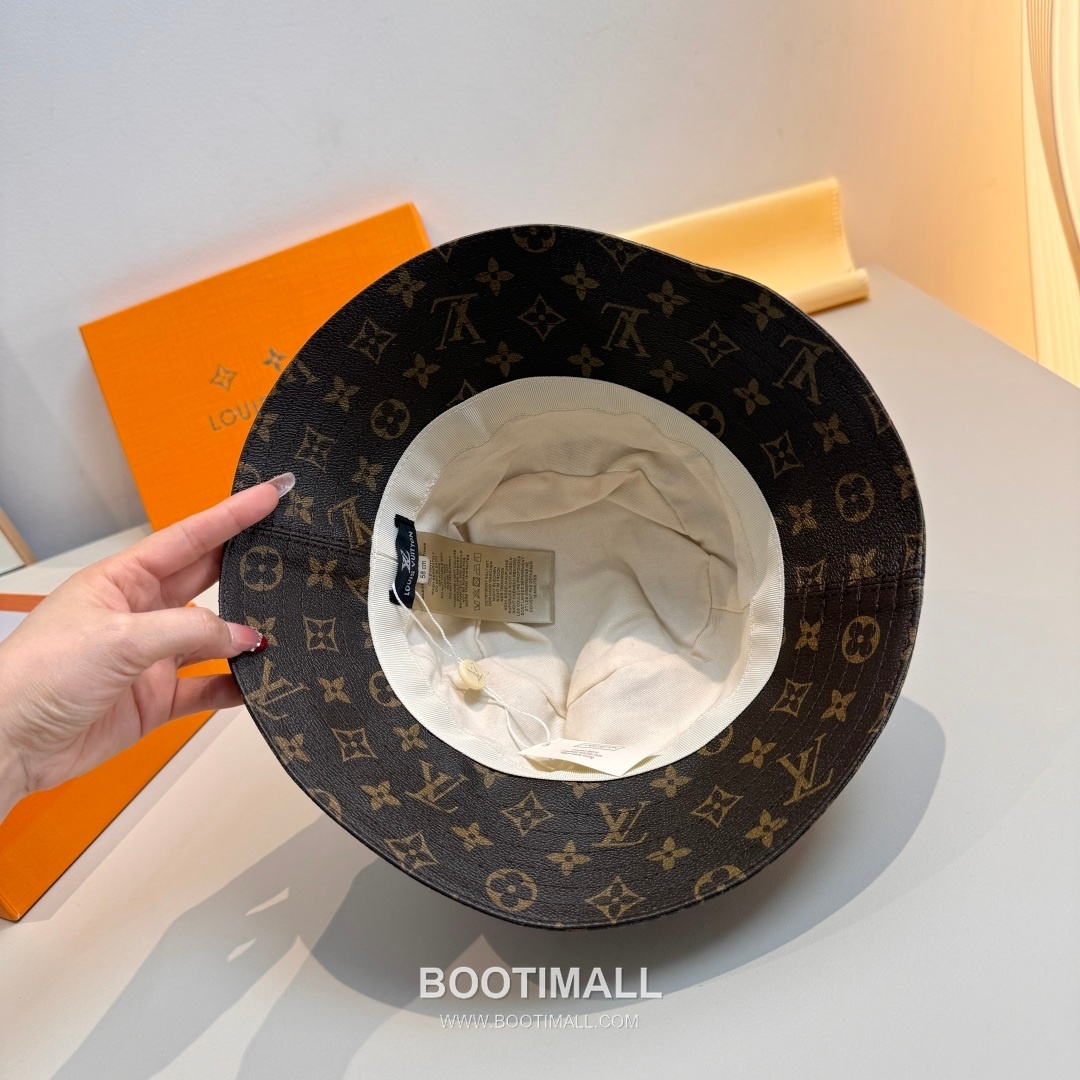 Louis Vuitton Monogram Denim Jacquard Cotton Lining Bucket Hat 루이비통 모노그램 데님 자카드 코튼 안감 버킷 햇 57cm 6