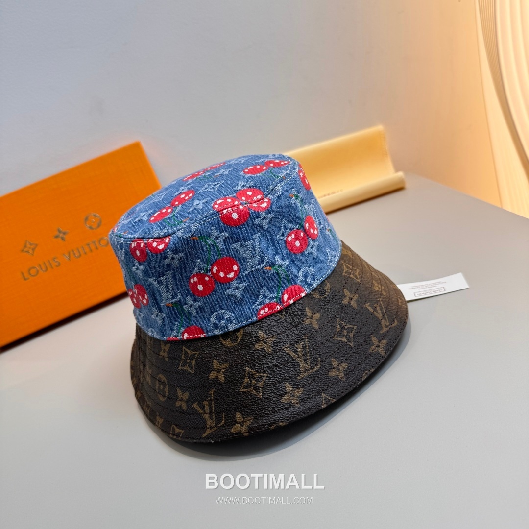 Louis Vuitton Monogram Denim Jacquard Cotton Lining Bucket Hat 루이비통 모노그램 데님 자카드 코튼 안감 버킷 햇 57cm 1
