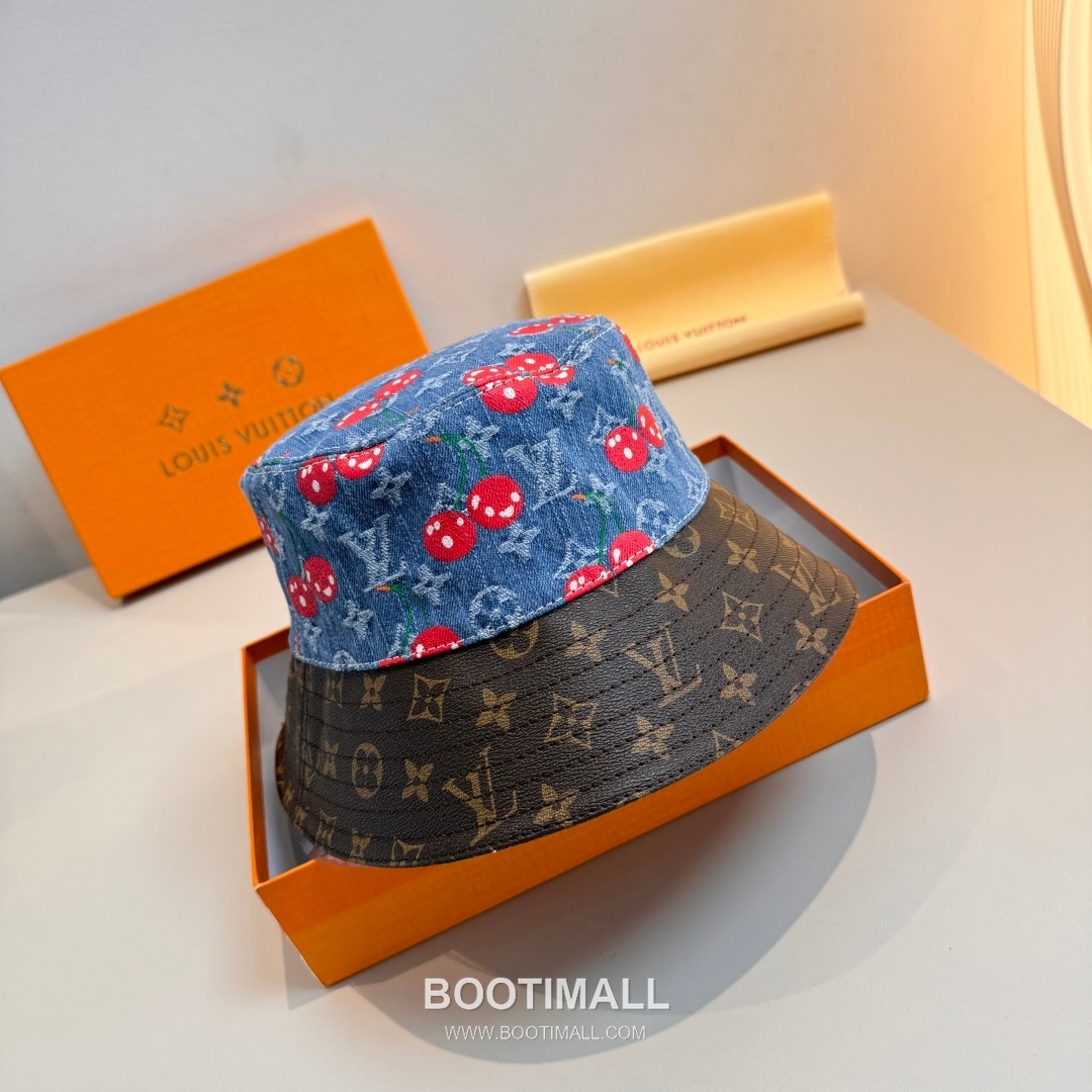 Louis Vuitton Monogram Denim Jacquard Cotton Lining Bucket Hat 루이비통 모노그램 데님 자카드 코튼 안감 버킷 햇 57cm 2