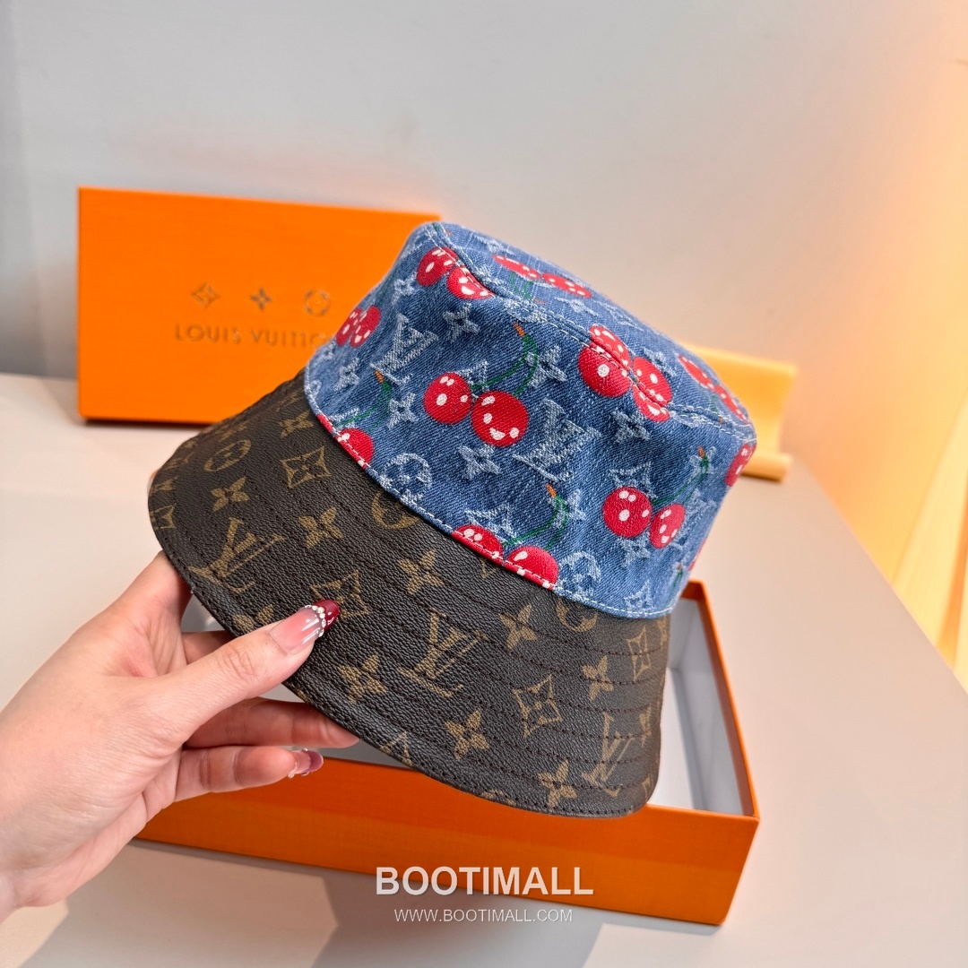Louis Vuitton Monogram Denim Jacquard Cotton Lining Bucket Hat 루이비통 모노그램 데님 자카드 코튼 안감 버킷 햇 57cm 3