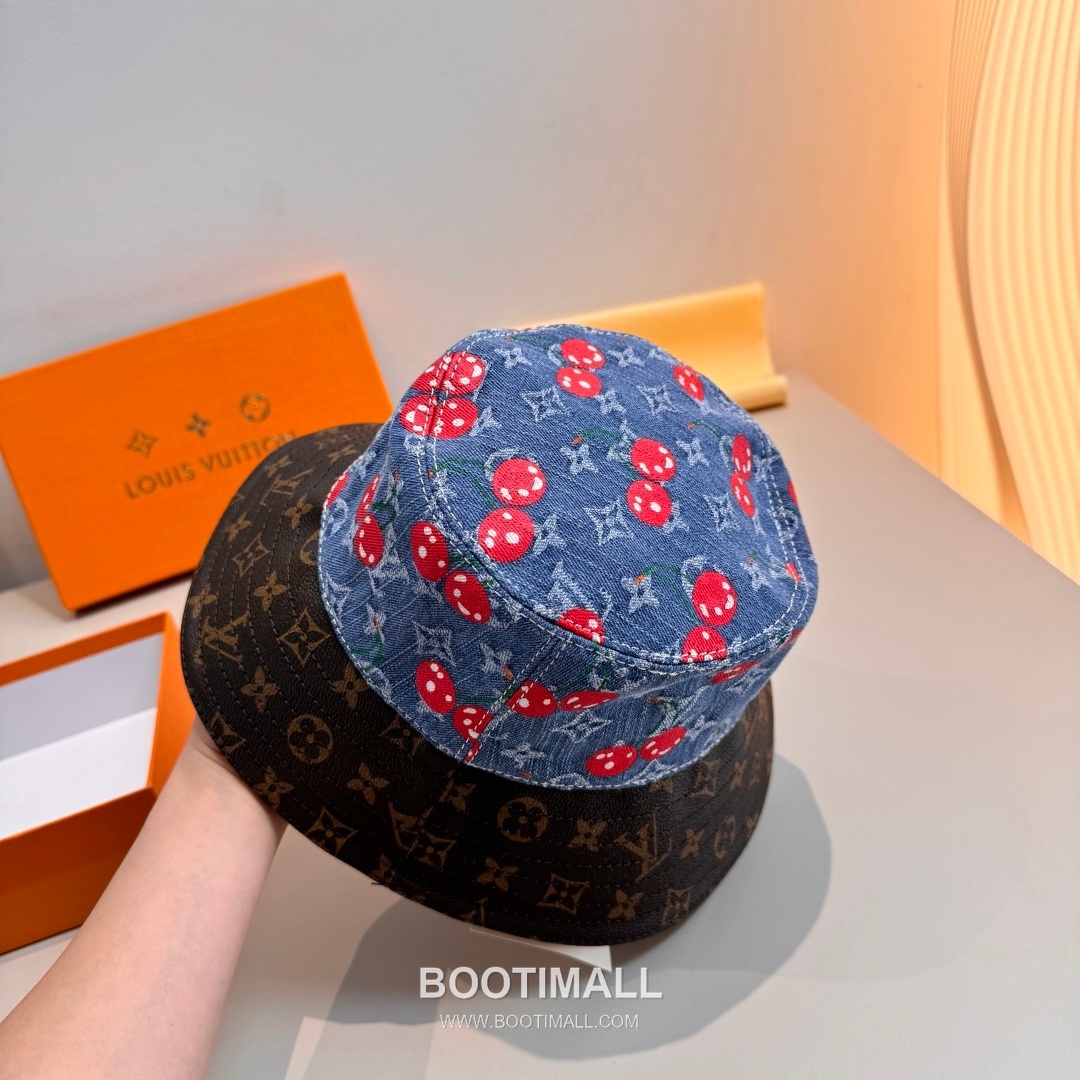Louis Vuitton Monogram Denim Jacquard Cotton Lining Bucket Hat 루이비통 모노그램 데님 자카드 코튼 안감 버킷 햇 57cm 5
