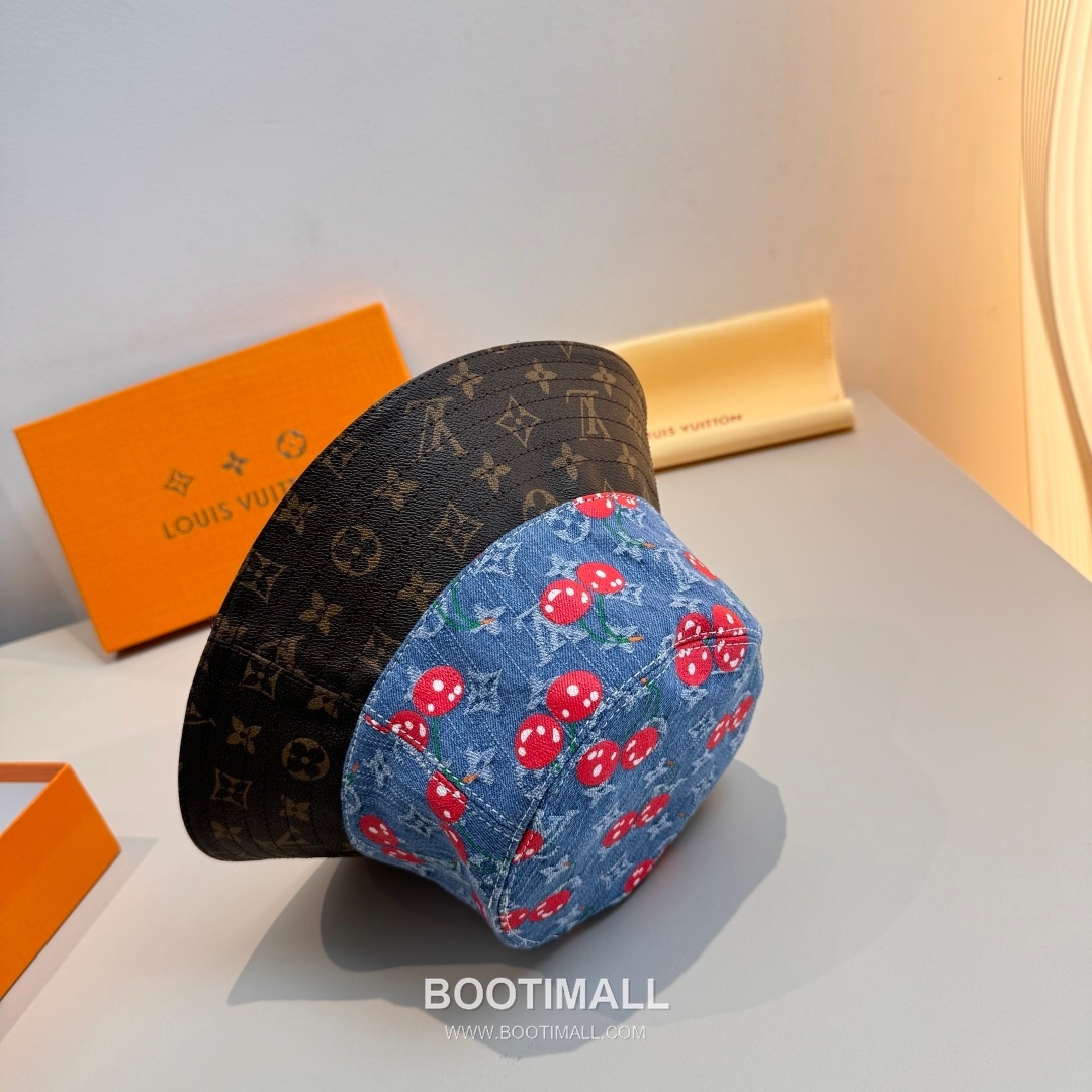 Louis Vuitton Monogram Denim Jacquard Cotton Lining Bucket Hat 루이비통 모노그램 데님 자카드 코튼 안감 버킷 햇 57cm 6