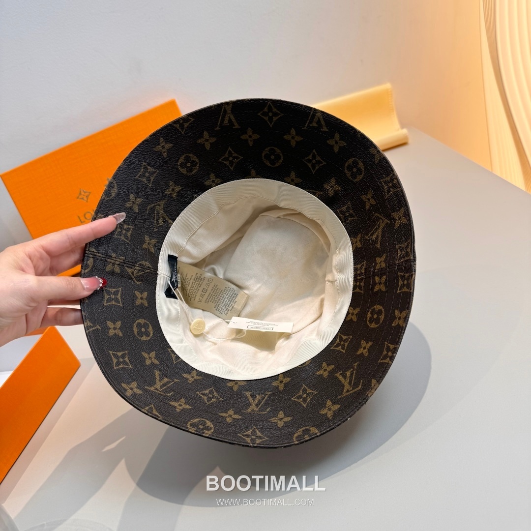 Louis Vuitton Monogram Denim Jacquard Cotton Lining Bucket Hat 루이비통 모노그램 데님 자카드 코튼 안감 버킷 햇 57cm 7