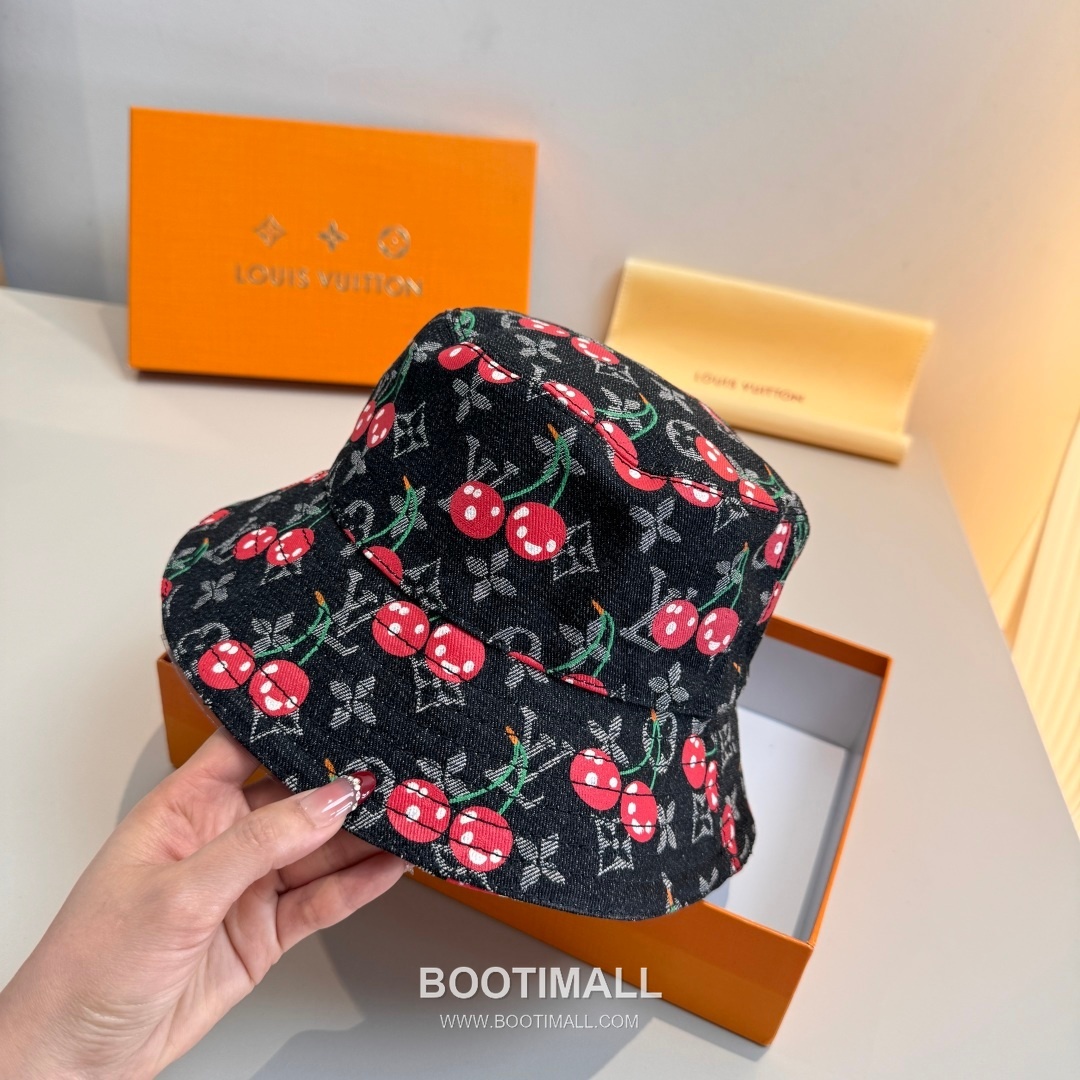 Louis Vuitton Monogram Denim Jacquard Cotton Lining Bucket Hat 루이비통 모노그램 데님 자카드 코튼 안감 버킷 햇 57cm 2