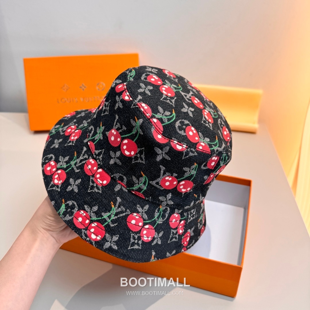 Louis Vuitton Monogram Denim Jacquard Cotton Lining Bucket Hat 루이비통 모노그램 데님 자카드 코튼 안감 버킷 햇 57cm 4