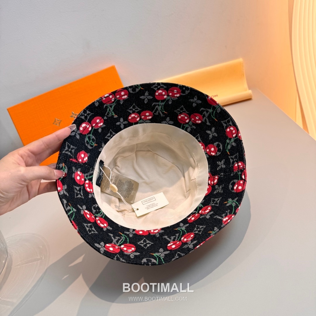 Louis Vuitton Monogram Denim Jacquard Cotton Lining Bucket Hat 루이비통 모노그램 데님 자카드 코튼 안감 버킷 햇 57cm 7