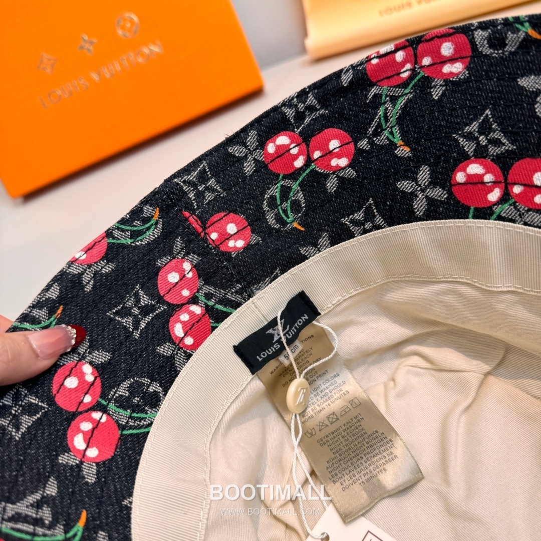 Louis Vuitton Monogram Denim Jacquard Cotton Lining Bucket Hat 루이비통 모노그램 데님 자카드 코튼 안감 버킷 햇 57cm 8