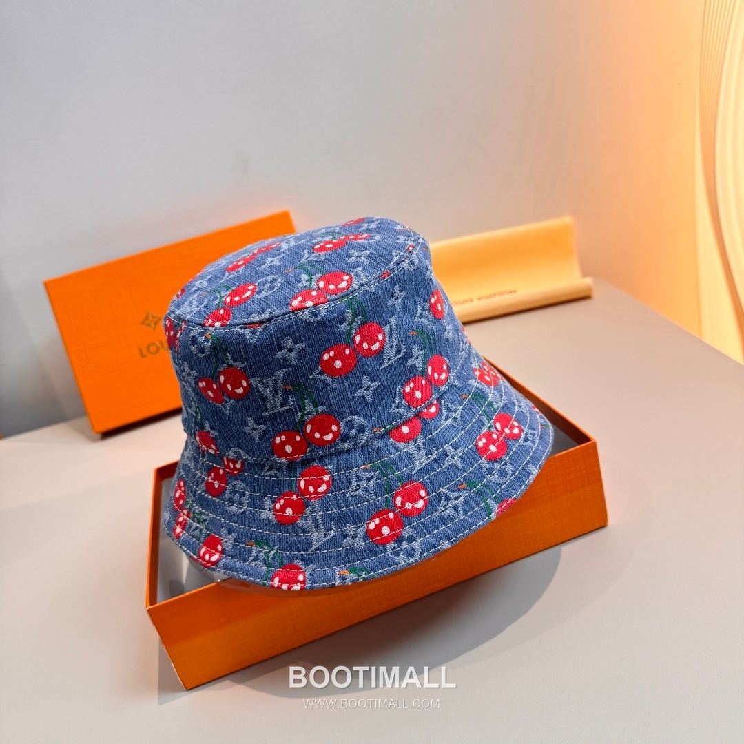 Louis Vuitton Monogram Denim Jacquard Cotton Lining Bucket Hat 루이비통 모노그램 데님 자카드 코튼 안감 버킷 햇 57cm 1