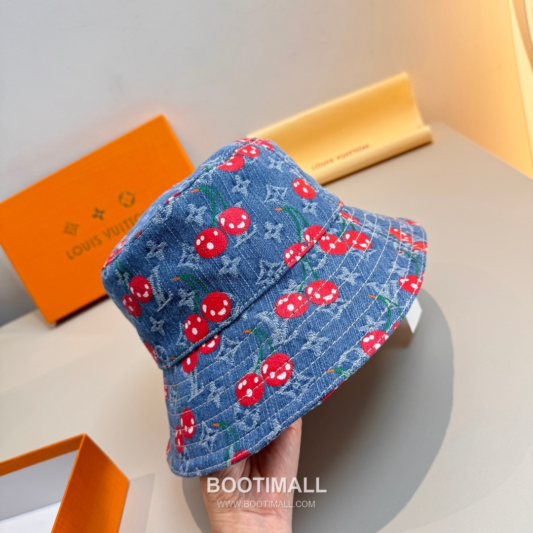 Louis Vuitton Monogram Denim Jacquard Cotton Lining Bucket Hat 루이비통 모노그램 데님 자카드 코튼 안감 버킷 햇 57cm 3