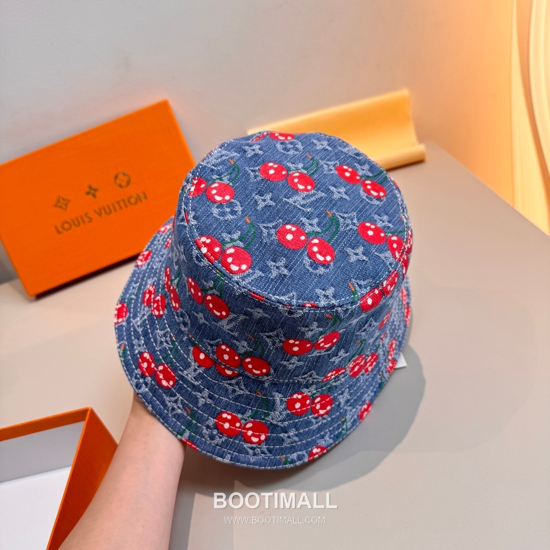 Louis Vuitton Monogram Denim Jacquard Cotton Lining Bucket Hat 루이비통 모노그램 데님 자카드 코튼 안감 버킷 햇 57cm 4