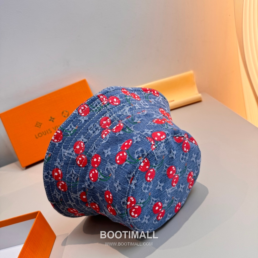 Louis Vuitton Monogram Denim Jacquard Cotton Lining Bucket Hat 루이비통 모노그램 데님 자카드 코튼 안감 버킷 햇 57cm 6