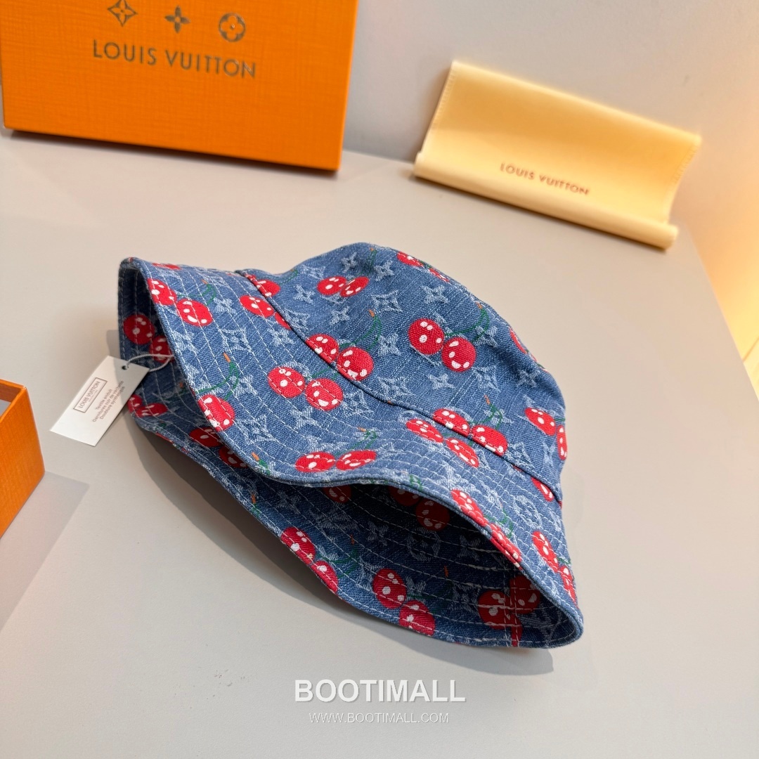 Louis Vuitton Monogram Denim Jacquard Cotton Lining Bucket Hat 루이비통 모노그램 데님 자카드 코튼 안감 버킷 햇 57cm 8